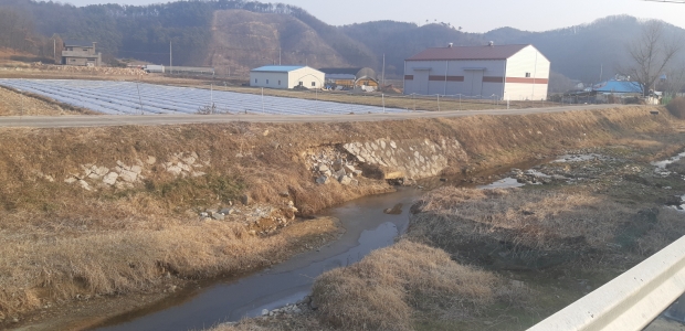 소하천 정비사업 대상지(의당 유계천)