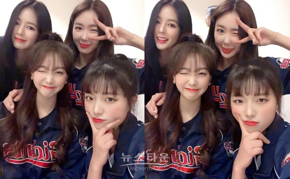 박기량, 조윤경, 안지현, 박예진 / 고득용기자 ⓒ뉴스타운