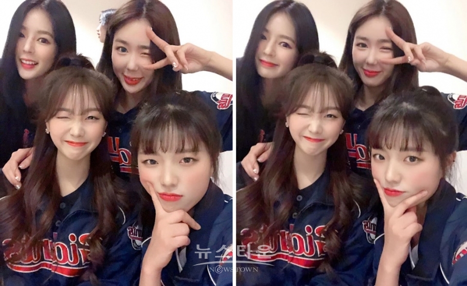 박기량, 조윤경, 안지현, 박예진 / 고득용기자 ⓒ뉴스타운