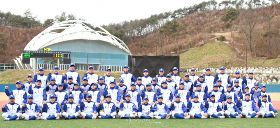 대한유소년야구연맹 대표팀 / 고득용기자 ⓒ뉴스타운