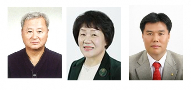 왼쪽부터 장응열씨, 김정희씨, 이택상씨