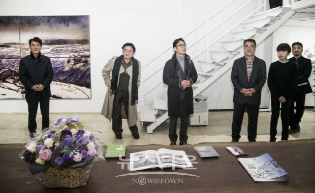 김현기, 김용호 展 '현기오빠, 푸른 별에서 놀다/어떤 추억-내 마음의 풍경' 오프닝 행사(김한정 기자)