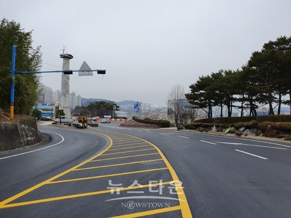 상평교 진입도로