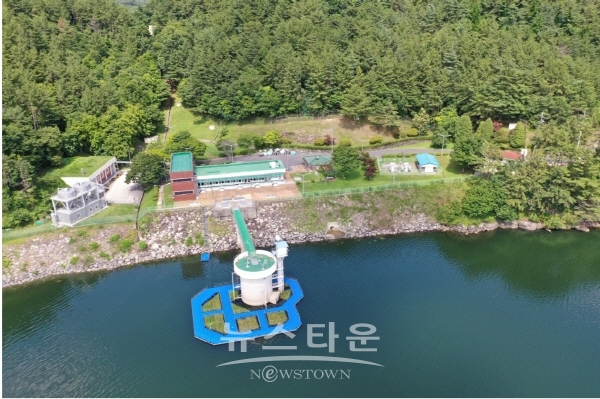 진주시 취수장 전경