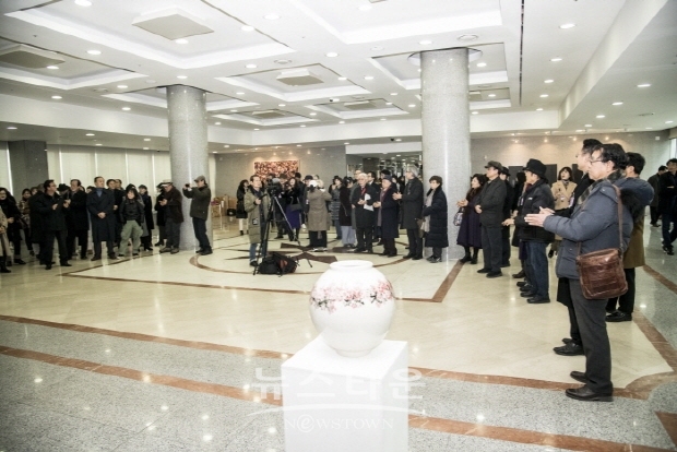 한국미술협회 이범헌의 문화예술정책 전시회(김한정 기자)