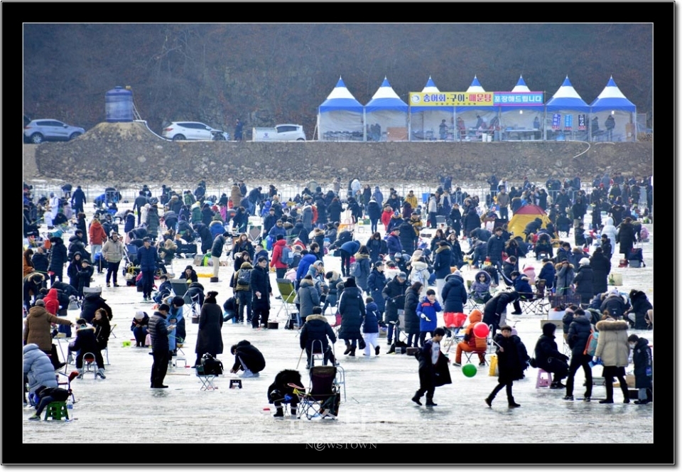 겨울천국 인제빙어축제장