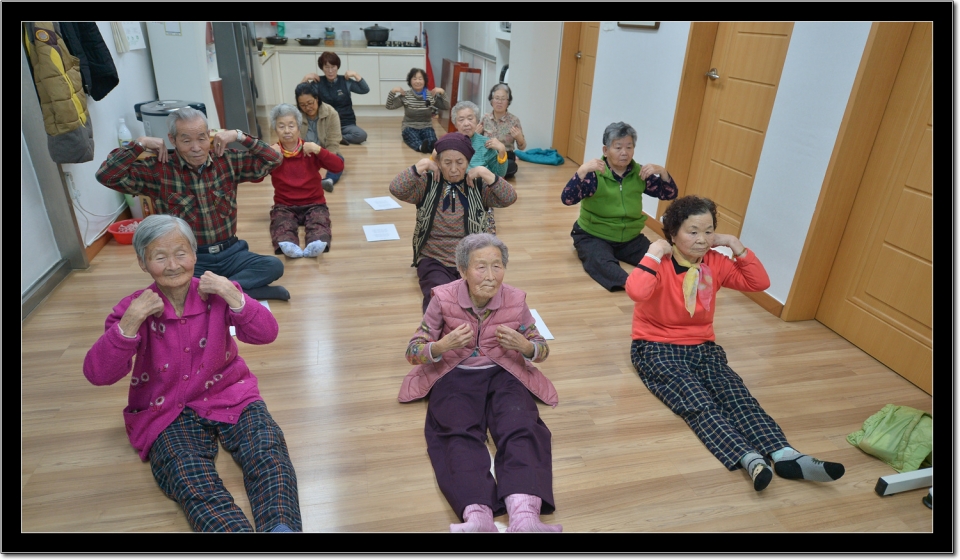 흥업면 사제3리 어르신 건강교실