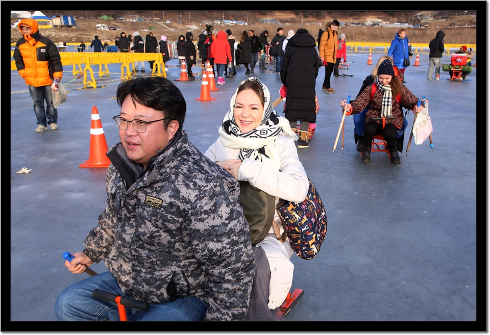 연휴 인제빙어축제장