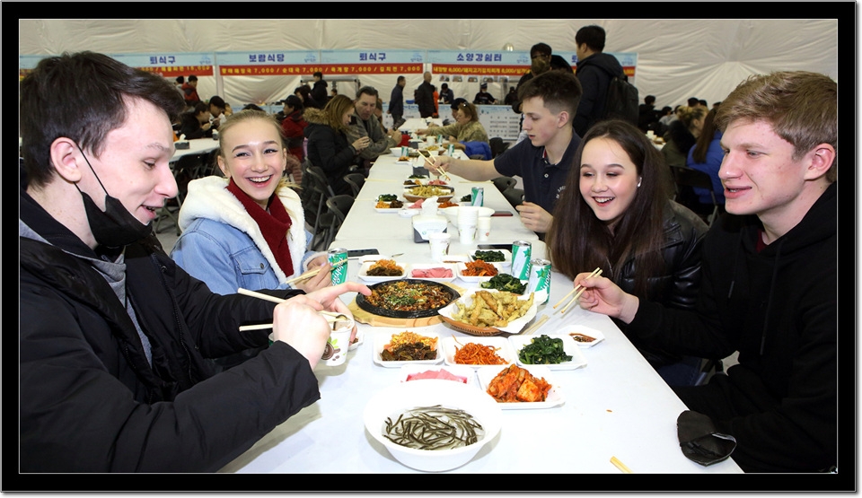 연휴 인제빙어축제장