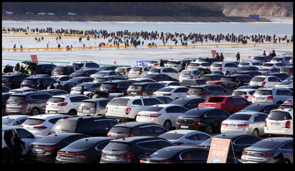 인제빙어축제 행사장풍경