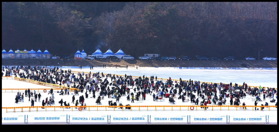인제빙어축제 행사장풍경