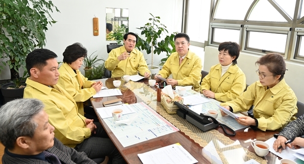 대전 중구의회, 우한 폐렴 관련 중구보건소 현장방문