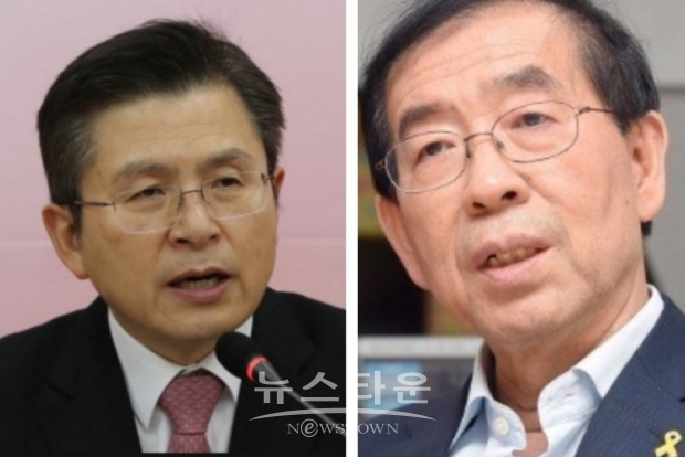 한국당 황교안 대표 VS 박원순 서울시장