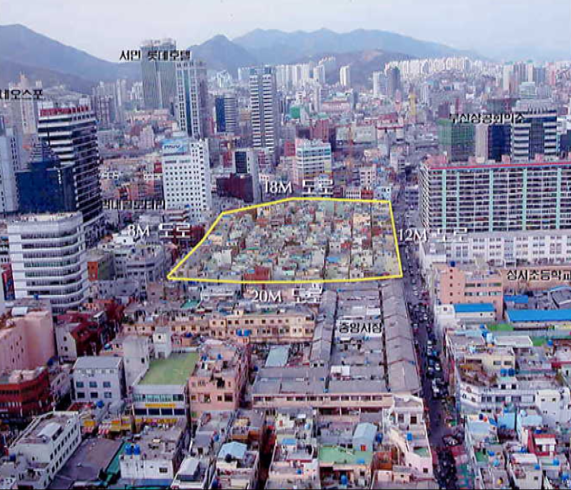 범천1-1구역 항측사진