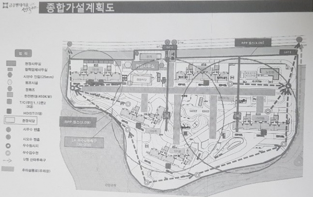 가건물 배치도