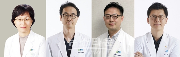 과학기술정보통신부와 한국연구재단이 지원하는 ‘2020년도 상반기 기초연구사업’에 선정된 순천향대천안병원 교수 4명. 사진) 왼쪽부터 이은영, 이세환, 정윤호, 김훈동 교수.