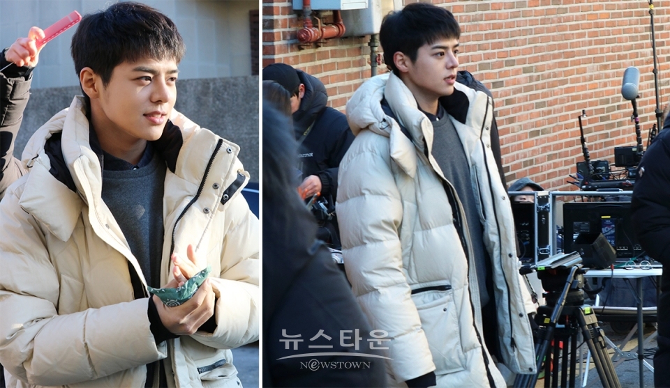 려운, 촬영 현장 포착! _훈훈한 막내의 비주얼 / 고득용기자 ⓒ뉴스타운
