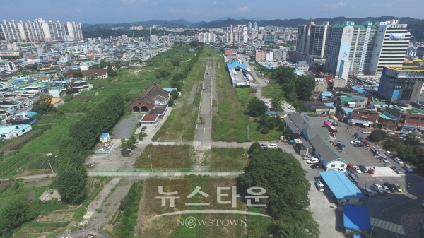구)진주역 복합문화공원 조성 예정 부지