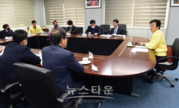 소상공인 자영업자 간담회 모습