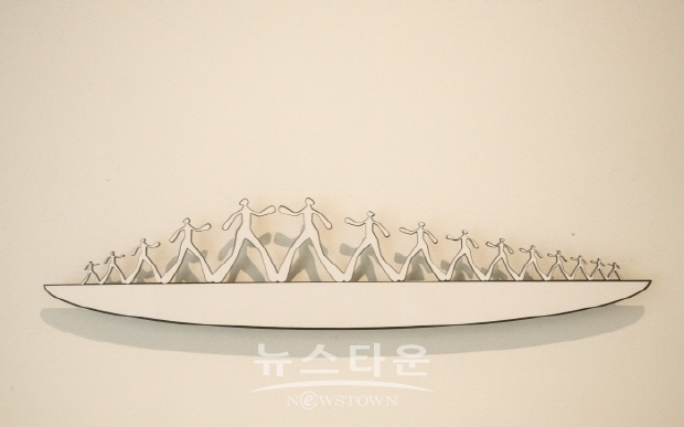 박발륜 개인전 ‘Flat Perspective’(김한정 기자)