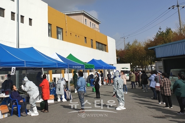 고위험 집단시설 코로나19 전수검사