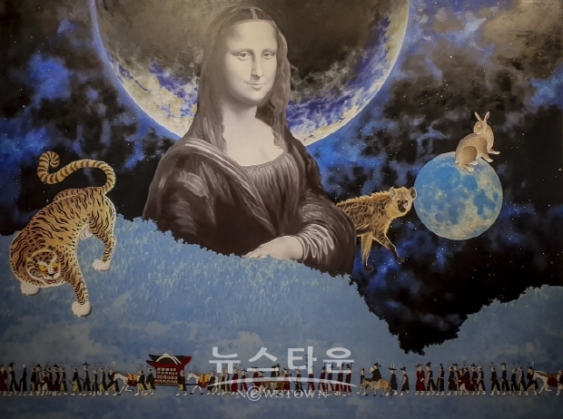 이광수 展 ‘포스트 팝과 포스트 시뮬라크롬’(김한정 기자)