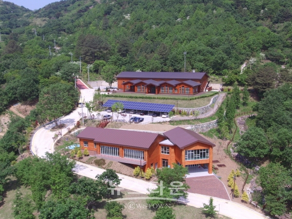 진주 월아산우드랜드 전경