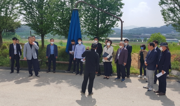 경기장 점검(시립 테니스장)