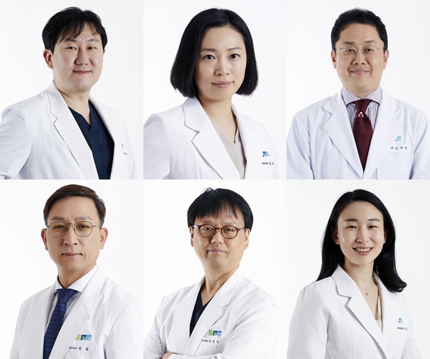 사진) 윗줄 왼쪽부터 시계방향으로 오재상, 류광희, 심세훈, 김지선, 최성준, 전섭 교수