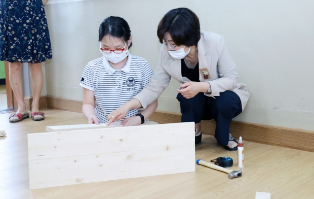 김보라안성시장 교육현장방문방문(동신초)