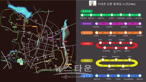 힐링워킹 ‘아산둘레길’
