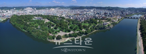 진주 남강 및 진주성