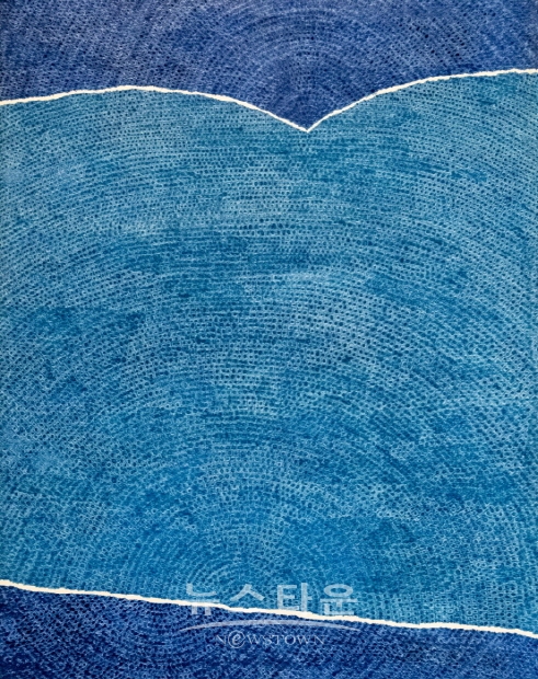 ⓒ환기재단.환기미술관 김환기, 코튼에 유채, 264×209cm(김한정 기자)