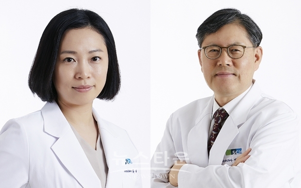 순천향대천안병원 이비인후과 류광희(좌측), 백병준(우측)교수가 대한이비인후과학회로부터 최우수 포스터상을 수상했다.