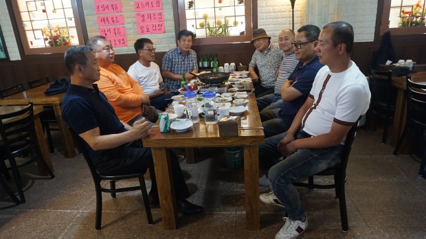 지난 7월4일(토) 펜클럽에 참석한 친목회원들