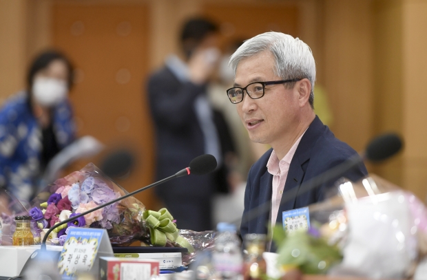 혁신교육지방정부협의회 정기총회에 참석한 곽상욱 오산시장
