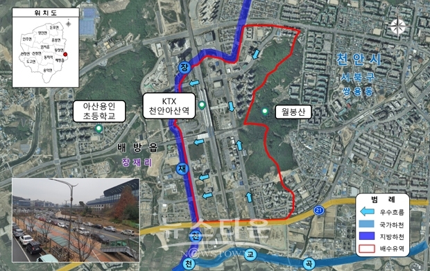 장재지구 유역현황