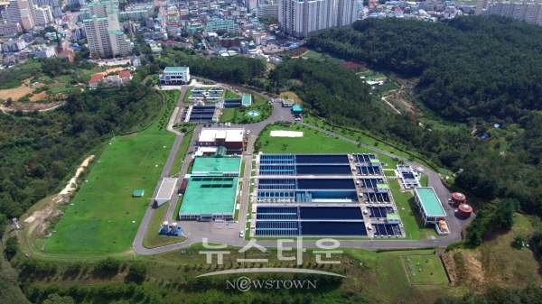 진주시 2정수장 전경