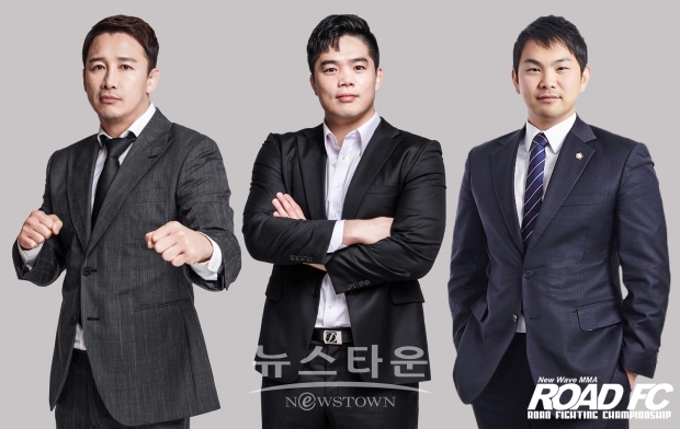 WFSO 정문홍 회장, ROAD FC 김대환 대표, ROAD FC 최영기 변호사 / 고득용기자 dukyong15@naver.com