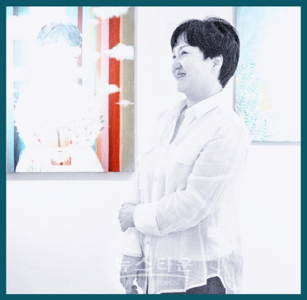 장미숙 ‘일러스트레이션’ 전(김한정 기자)