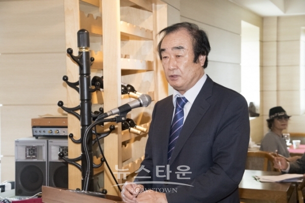 허필호 대표 한국미술협회 이사장 출마선언(김한정 기자)