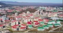 북한 삼지연.