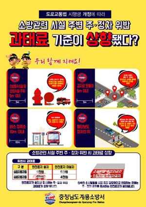 소화전 주변 주·정차 위반차량 단속