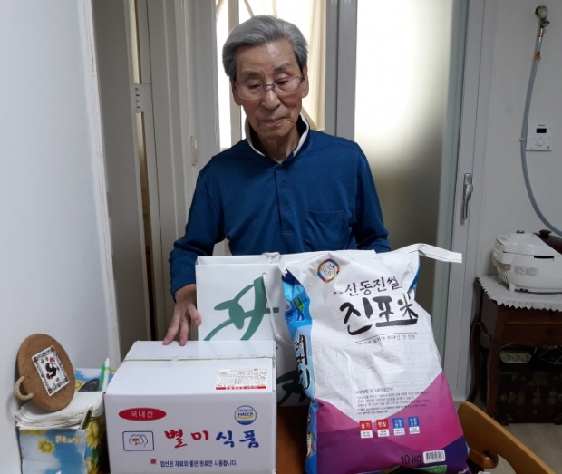 「孝드림 사랑드림 건강꾸러미」전달
