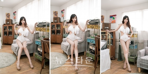 진아림, 섹시 모노키니 바비인형화보..‘F컵 몸매라인’