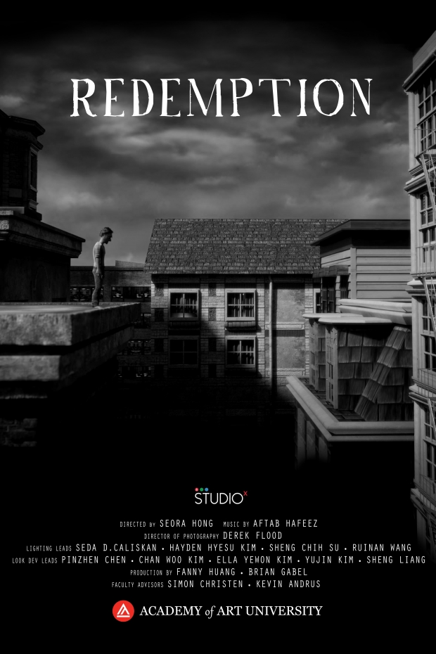 홍서라 감독 단편 애니메이션 '구원(Redemption' 포스터, 사진=귀공월드E&M