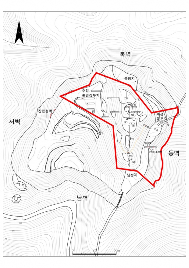 문화재 시굴조사 현황도