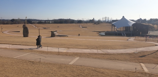 임진각 평화누리 산책로 공사 후