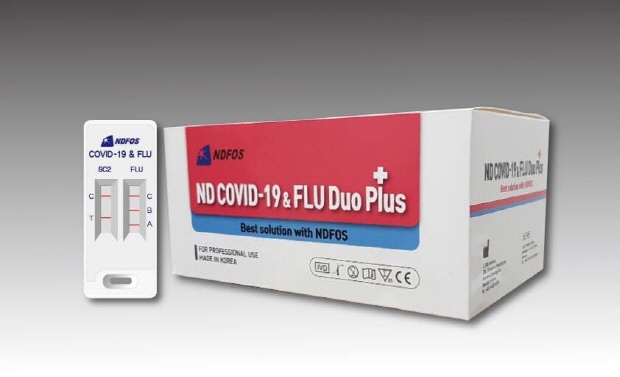 앤디포스 일체형 코로나19-인플루엔자 항원 동시 신속 키트 'ND COVID-19 & FLU DUO Plus'