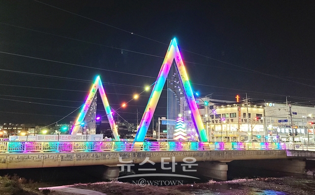 경관조명 조성(대봉교)